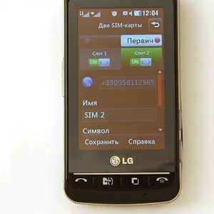 телефон  LG KS660 отличное состояния