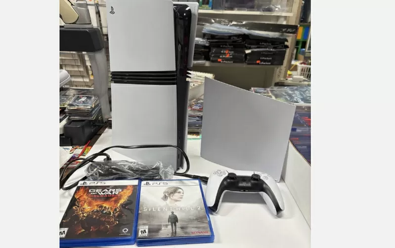 Sony PlayStation 5 Pro Digital PS5 2TB White Full Combo Console  2